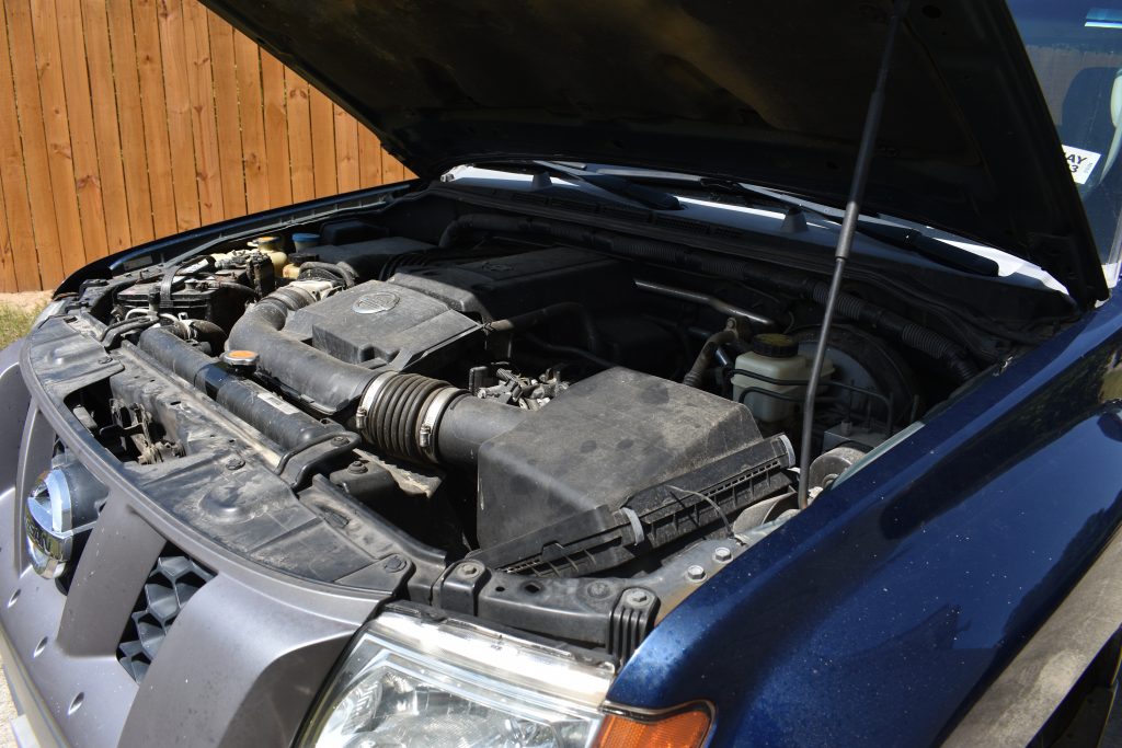 Image of under the dusty hood